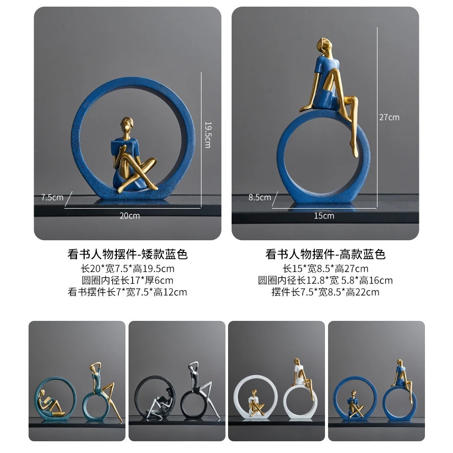 Abstract character ornaments for home,living room,TV cabinet, wine cabinet, office, study decoration