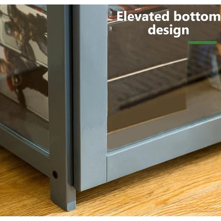 LULU Display Cabinet Glass Acrylic Showcase 3/4/5 Layers Furniture Storage Cabinet Almari Kaca