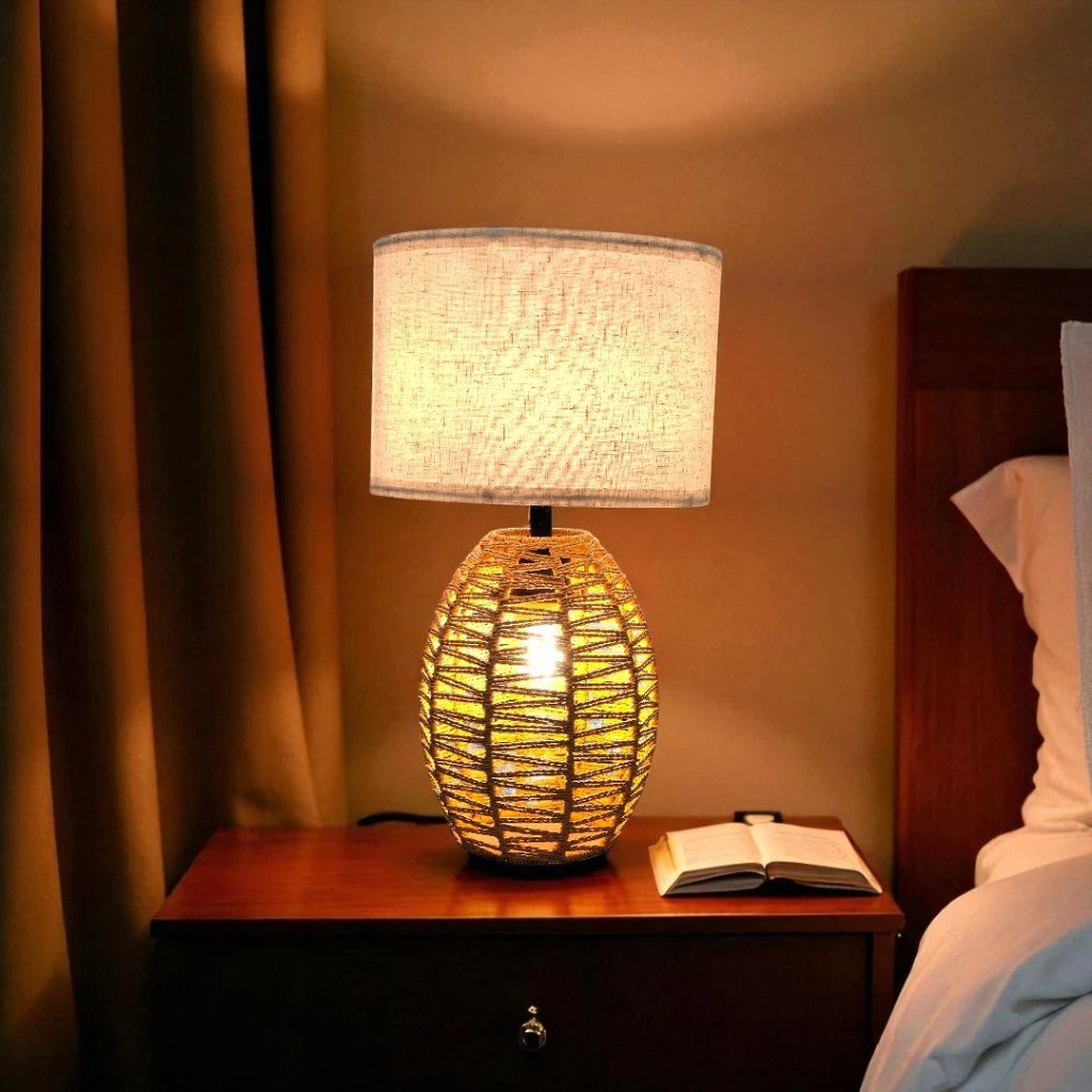 Muji Table Lamp Bed Lamp Lampu Tidur Night Light Table Ornament Home Living Decor IKEA