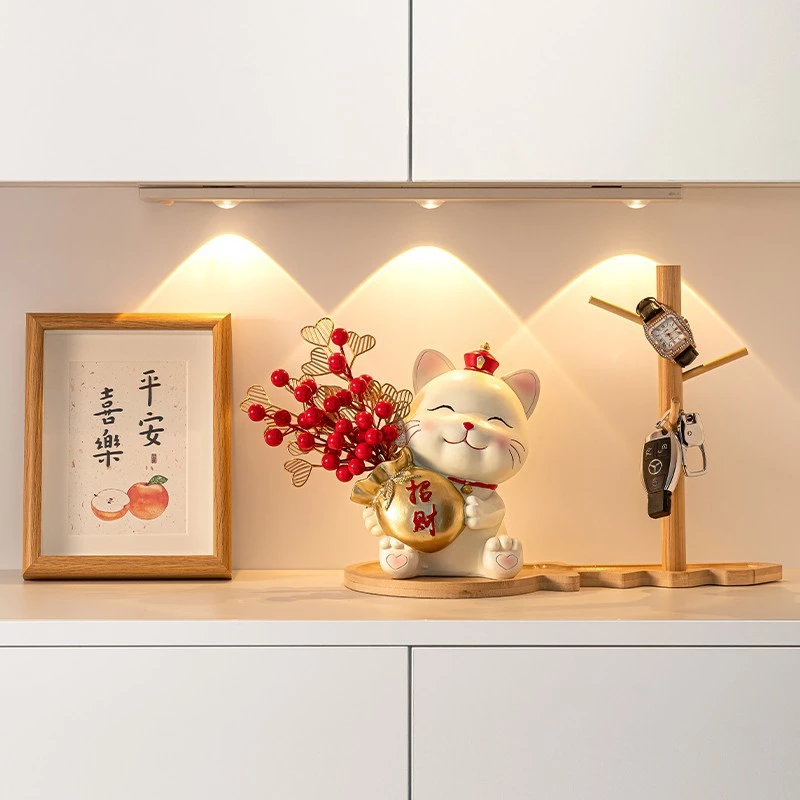 Lucky Cat Ornaments Housewarming Joy New Home Decoration Moving In-House Good Fortune Ceremony Supplies House Gifts