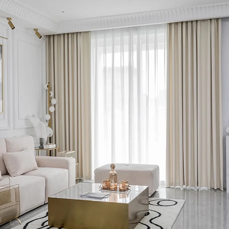 Blackout Curtains for Bedroom Cream Curtins for Living Room