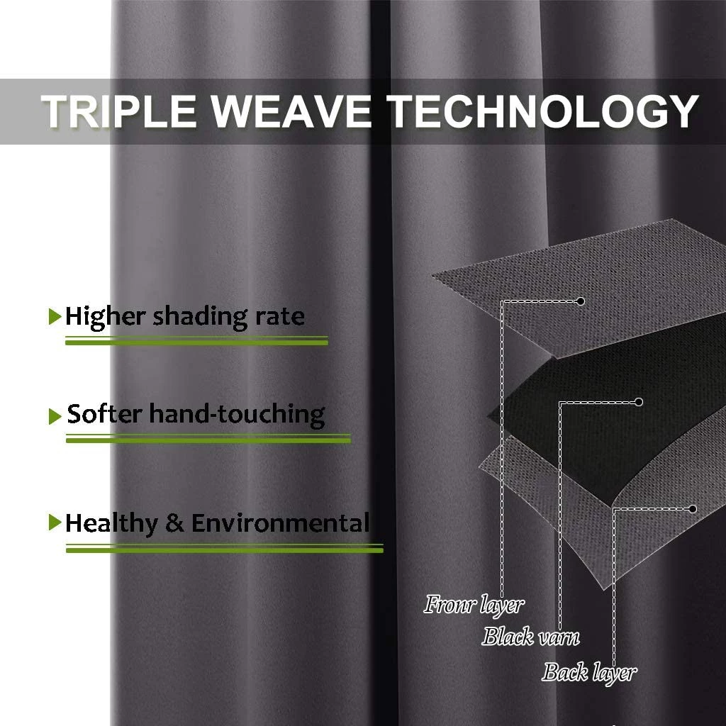 Blackout Curtains for Bedroom Cream Curtins for Living Room