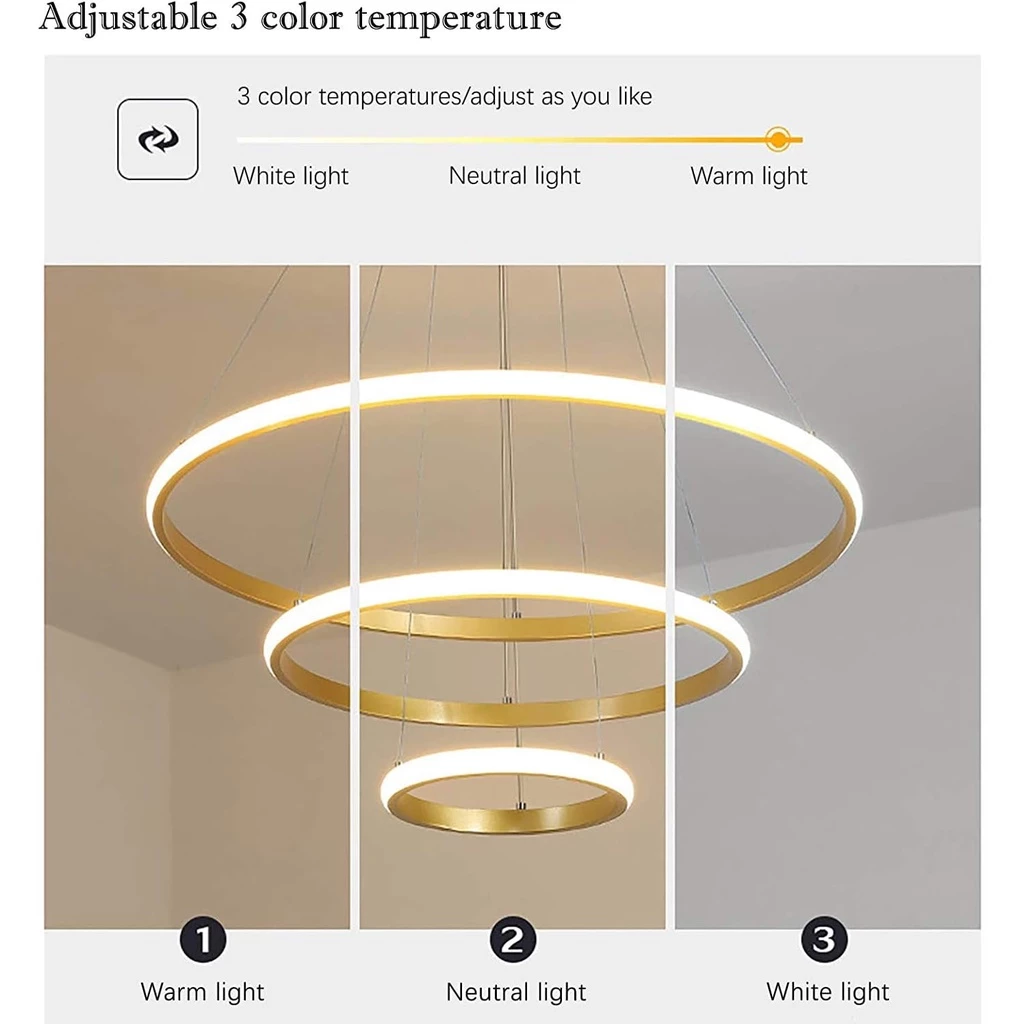 Modern LED Chandelier Pendant Light