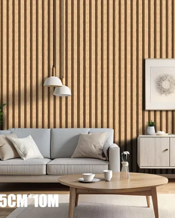 DaintyHome 10M Wood Wallpaper PVC