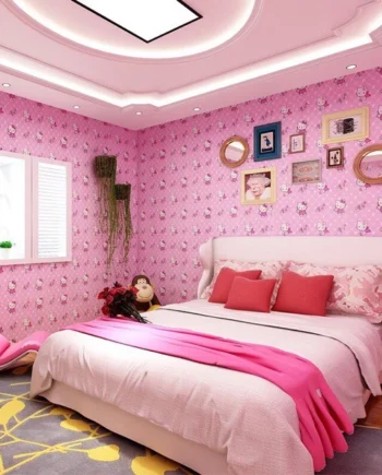 Ready stock Wallpaper dinding Children Cartoon Doraemon 3D Wallpaper Self Adhesive Bedroom Waterproof and Anti-collision Wall Paper